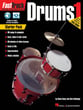 FastTrack Drums Method Starter Pack #1 Drum Set Book with Online Audio and Video Access cover